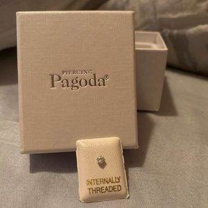 Pagoda Tragus Diamond Earring
